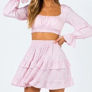 Princess Polly Susanna Set Blush, US size 4